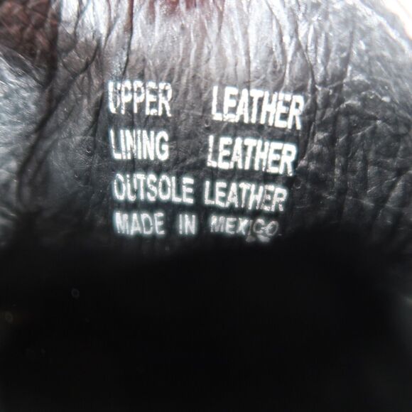 JD Fisk Shoes Mens 8 Boots Leather Casual Classic Brown Derby Chukka Lace Up Mid - Picture 12 of 15